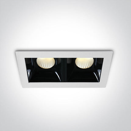 ONE Light | 50207B/W/W WHITE LED 2x6,5W WW 36deg IP20 350mA - OEM NORDIC - Quality Parts Distribution