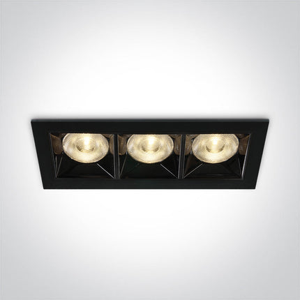 ONE Light Spotlight 12W 960lm 3000K CRI90 38° IP20 Black 50306B/B/W