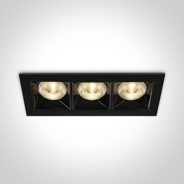 ONE Light Spotlight 12W 960lm 3000K CRI90 38° IP20 Black 50306B/B/W
