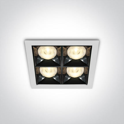 ONE Light Spotlight 16W 1280lm 3000K CRI90 38° IP20 White 50406B/W/W