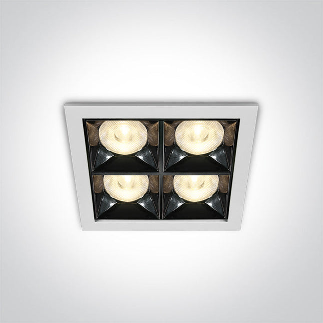 ONE Light Spotlight 16W 1280lm 3000K CRI90 38° IP20 White 50406B/W/W