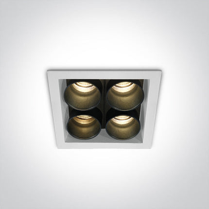 ONE Light | 50406C/W/W WHITE LED 10W WW IP20 230V DARK LIGHT - OEM NORDIC - Quality Parts Distribution