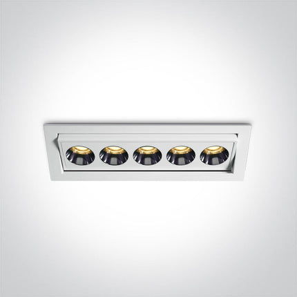 ONE Light | 51012H/W/W WHITE RECESSED LED 12W WW IP20 38deg 230V ADJUSTABLE DARK LIGHT - OEM NORDIC - Quality Parts Distribution