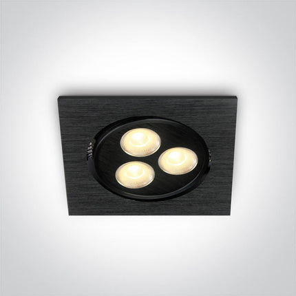 ONE Light | 51103LB/W/35 BLACK LED WW 3w 35d 350mA - OEM NORDIC - Quality Parts Distribution