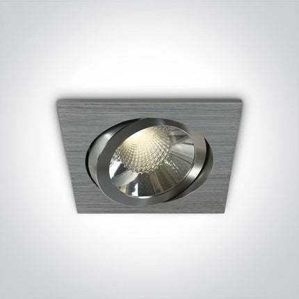 ONE Light | 51106A/AL/W ALUMINIUM LED WW 6w 36d + DRIVER 100-240v - OEM NORDIC - Quality Parts Distribution
