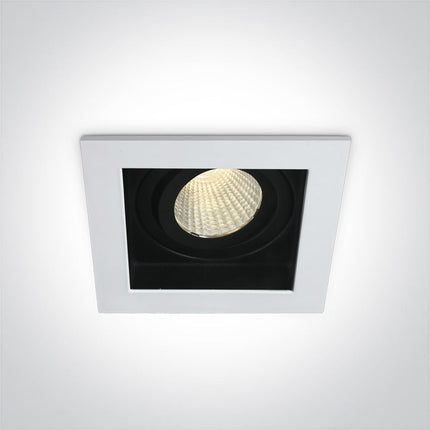 ONE Light | 51112E/W/W WHITE LED 12W WW IP44 700mA 40deg ADJUSTABLE SEMI DARK LIGHT - OEM NORDIC - Quality Parts Distribution