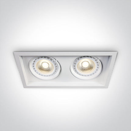 ONE Light | 51210N/W WHITE 2x75W R111 GU10 100-240v - OEM NORDIC - Quality Parts Distribution