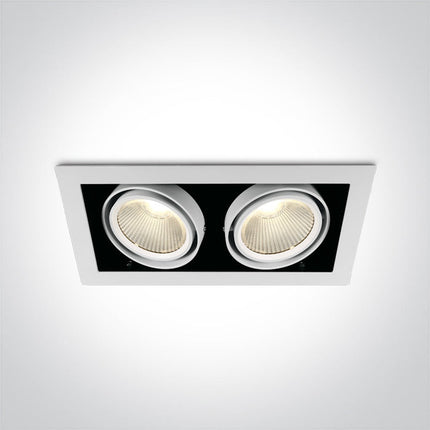 ONE Light | 51230/W/W WHITE COB LED 2x30W WW 38deg 230V - OEM NORDIC - Quality Parts Distribution