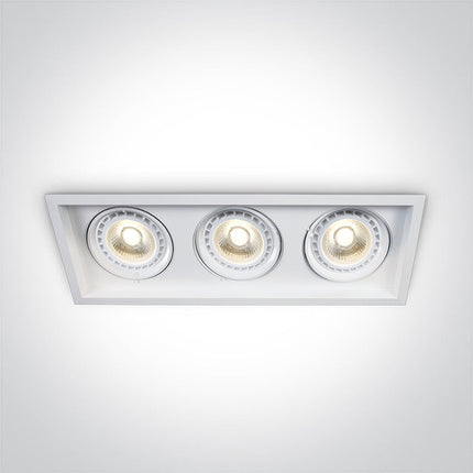 ONE Light | 51310N/W WHITE 3x75W R111 GU10 - OEM NORDIC - Quality Parts Distribution