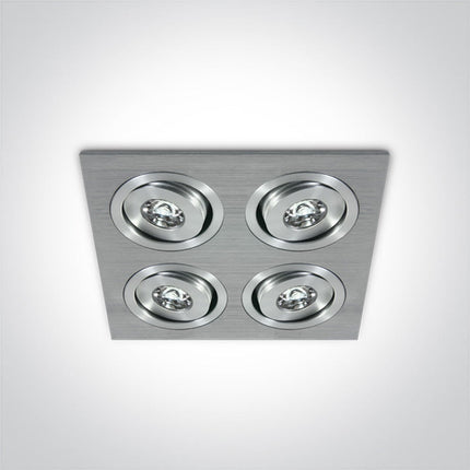 ONE Light | 51401AL/D/15 ALUMINIUM LED DL 4x1w 15d 350mA - OEM NORDIC - Quality Parts Distribution