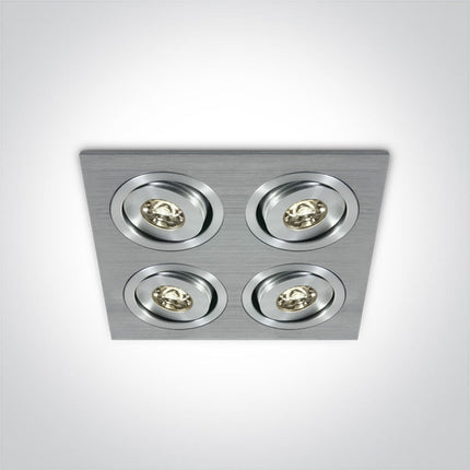 ONE Light | 51401AL/W/15 ALUMINIUM LED WAW 4x1w 15d 350mA - OEM NORDIC - Quality Parts Distribution