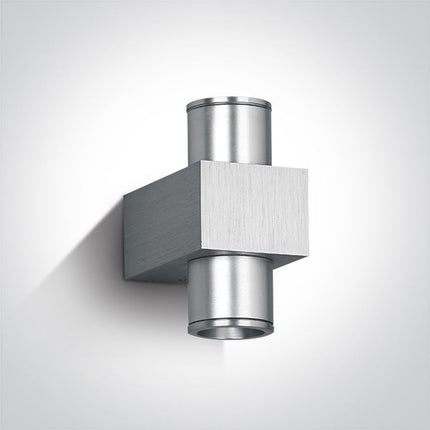ONE Light | 60008/AL/D ALUMINIUM LED DL 2x1w WALL - OEM NORDIC - Quality Parts Distribution