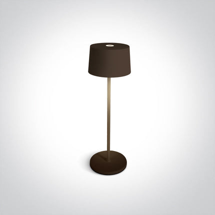 ONE Light | 61082A/BR BROWN LED 3,3W WW TABLE LAMP RECHARGEABLE USB SOCKET IP65 DIMMABLE - OEM NORDIC - Quality Parts Distribution