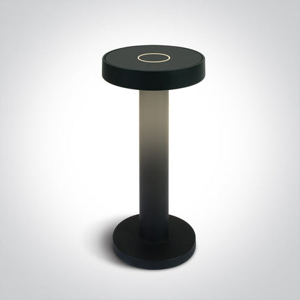 ONE Light | 61092/B BLACK 2,5W TABLE LAMP RECHARGEABLE USB SOCKET IP65 DIMMABLE - OEM NORDIC - Quality Parts Distribution