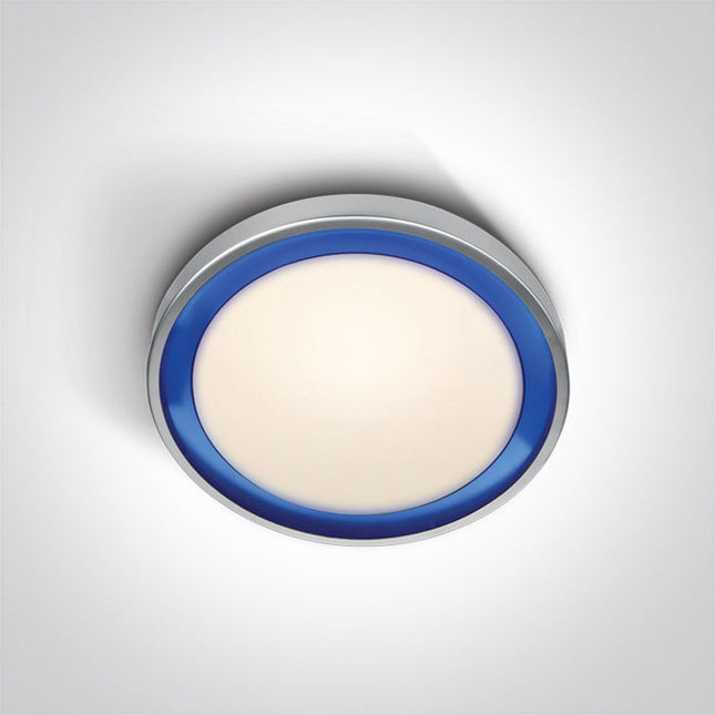 ONE Light | 62010/G/BL GREY LED 11W WW BLUE RING 230v - OEM NORDIC - Quality Parts Distribution