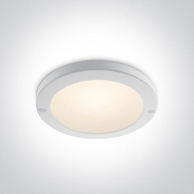 ONE Light | 62018F/W/W WHITE PLAFO LED 18W WW IP40 230V - OEM NORDIC - Quality Parts Distribution