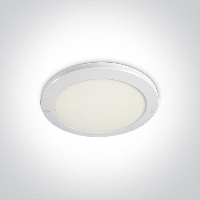 ONE Light | 62030F/W/C WHITE PLAFO LED 30W CW IP40 230V - OEM NORDIC - Quality Parts Distribution