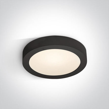 ONE Light | 62115F/B/W BLACK PLAFO LED 15w WW IP40 230v - OEM NORDIC - Quality Parts Distribution