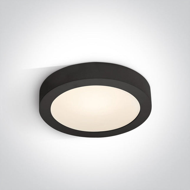 ONE Light | 62115F/B/W BLACK PLAFO LED 15w WW IP40 230v - OEM NORDIC - Quality Parts Distribution