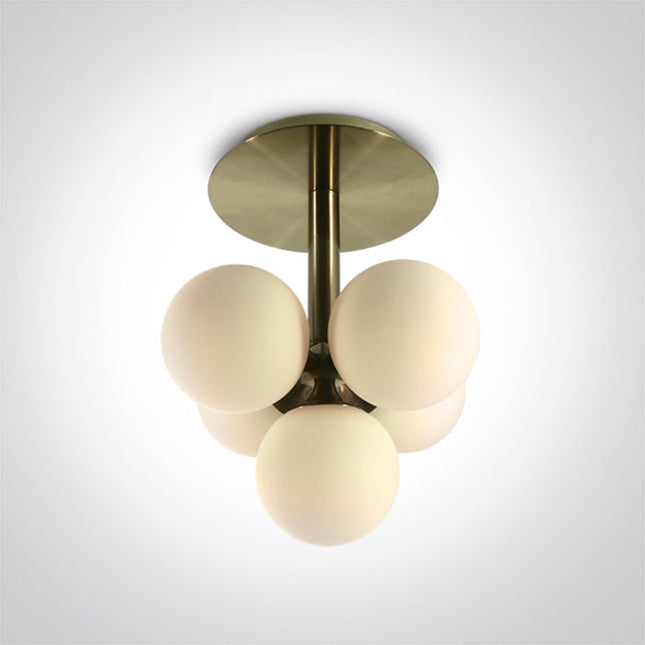 ONE Light | 62116A/BBS BRUSHED BRASS CEILING LIGHT 5x9w G9 100-240v - OEM NORDIC - Quality Parts Distribution