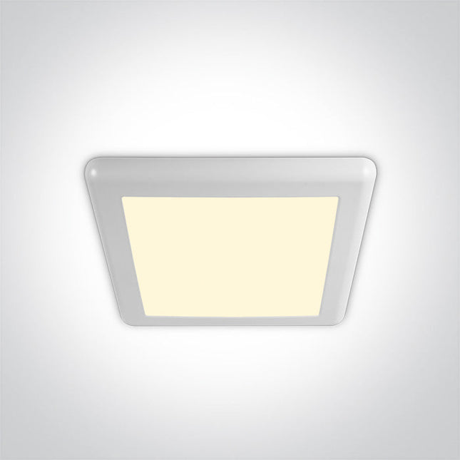 ONE Light LED Panel 16W 1500lm 3000K CRI80 IP20 White 62116FA/W/W