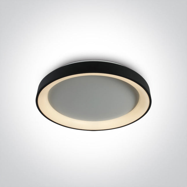 ONE Light | 62130L/B/W BLACK PLAFO LED 30W WW IP20 230V - OEM NORDIC - Quality Parts Distribution