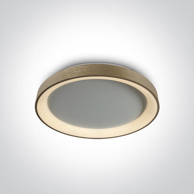 ONE Light | 62130L/BGL/W BRUSHED GOLD PLAFO LED 30W WW IP20 230V - OEM NORDIC - Quality Parts Distribution