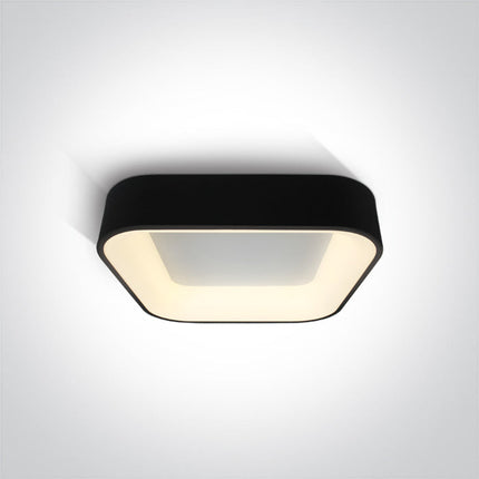 ONE Light | 62132NA/B/W BLACK SQUARE PLAFO LED 38W WW IP20 230V - OEM NORDIC - Quality Parts Distribution