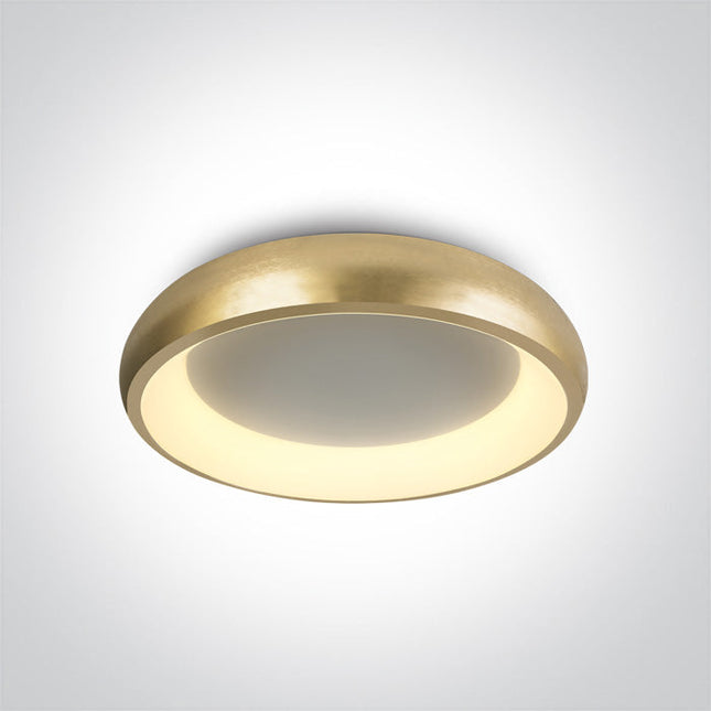 ONE Light | 62134N/BGL/W BRUSHED GOLD PLAFO LED 30W WW IP20 230V - OEM NORDIC - Quality Parts Distribution