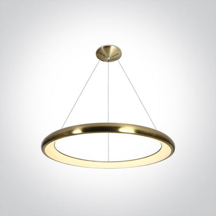 ONE Light | 62144NB/BGL/W BRUSHED GOLD PENDANT LED 50W WW IP20 230V - OEM NORDIC - Quality Parts Distribution