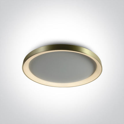 ONE Light | 62148L/BBS/W BRUSHED BRASS PLAFO LED 48W WW IP20 230V - OEM NORDIC - Quality Parts Distribution