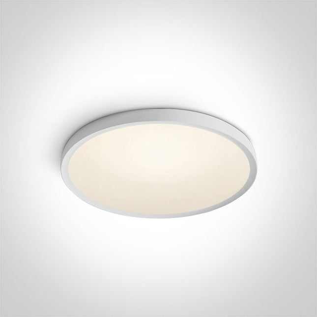ONE Light | 62152/W/W WHITE SUPER SLIM ROUND LED PLAFO 40W WW IP20 230V - OEM NORDIC - Quality Parts Distribution