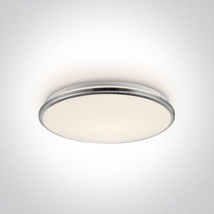 ONE Light | 62154/C/W CHROME LED PLAFO 24W WW IP20 230V - OEM NORDIC - Quality Parts Distribution