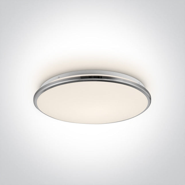 ONE Light | 62154/C/W CHROME LED PLAFO 24W WW IP20 230V - OEM NORDIC - Quality Parts Distribution