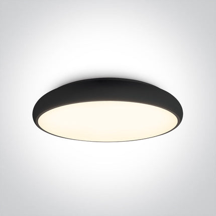 ONE Light | 62160/B/W BLACK PLAFO LED 62W WW IP20 230V - OEM NORDIC - Quality Parts Distribution