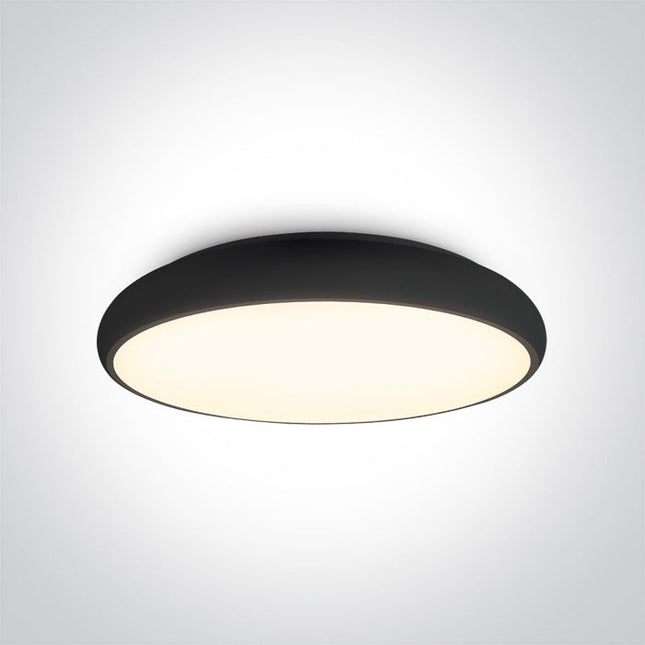 ONE Light | 62160/B/W BLACK PLAFO LED 62W WW IP20 230V - OEM NORDIC - Quality Parts Distribution