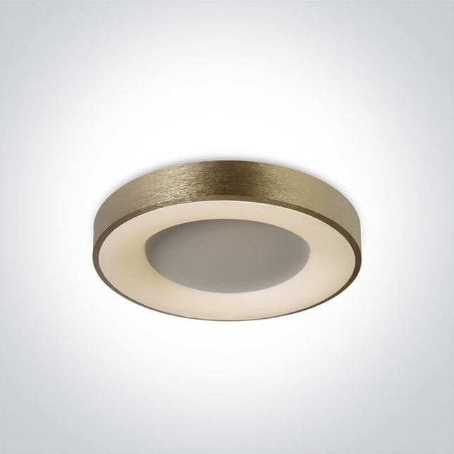 ONE Light | 62182/BGL/W BRUSHED GOLD LED PLAFO 40W WW IP20 230V - OEM NORDIC - Quality Parts Distribution