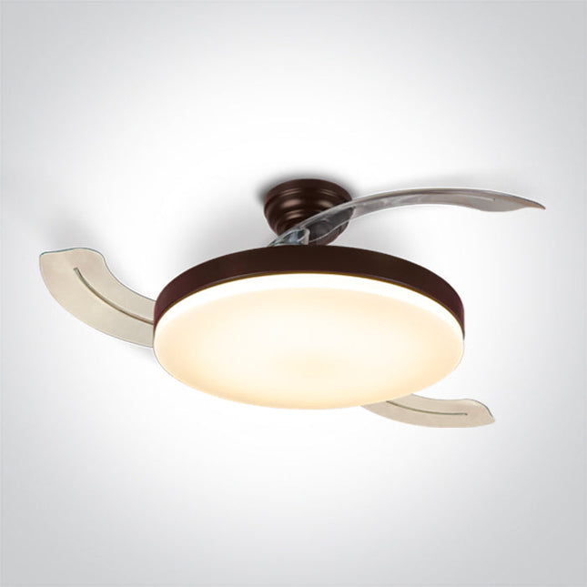 ONE Light Ceiling Fan 3500lm 3000K-4000K-5500K CRI85 120 Brown 6300/BR/V