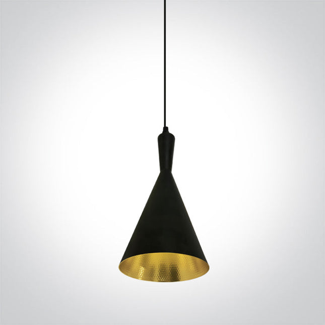 ONE Light | 63040/B/BS BLACK E27 12W BRASS REFLECTOR - OEM NORDIC - Quality Parts Distribution
