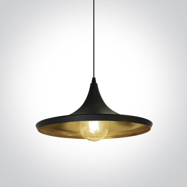 ONE Light | 63042/B/BS BLACK E27 12W BRASS REFLECTOR - OEM NORDIC - Quality Parts Distribution