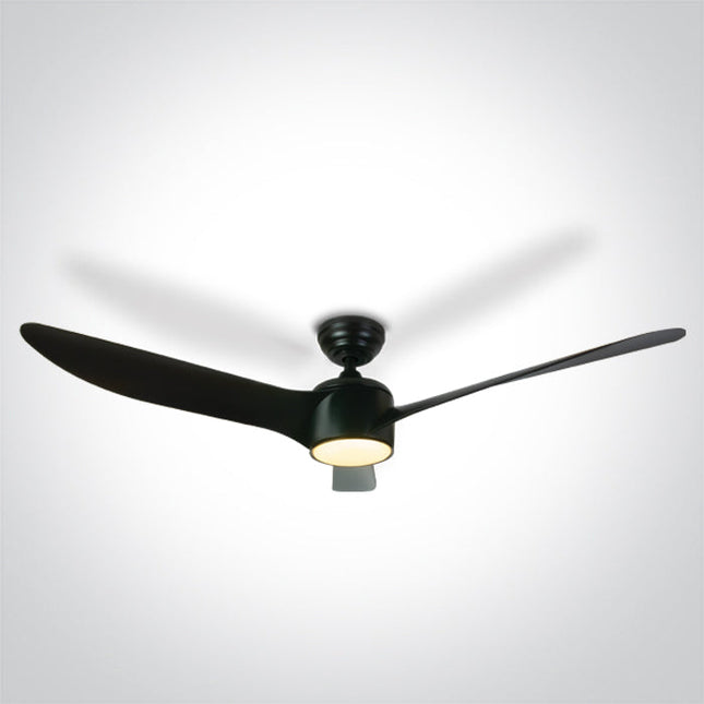 ONE Light Ceiling Fan 2000lm 3000K-4000K-5500K CRI85 120 Black 6306/B/V