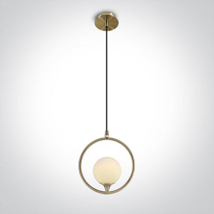 ONE Light | 63116/BBS BRUSHED BRASS PENDANT LIGHT 9w G9 100-240v - OEM NORDIC - Quality Parts Distribution