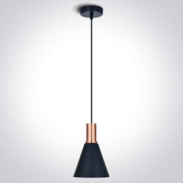 ONE Light | 63122/CU COPPER BLACK SHADE 10W E27 - OEM NORDIC - Quality Parts Distribution