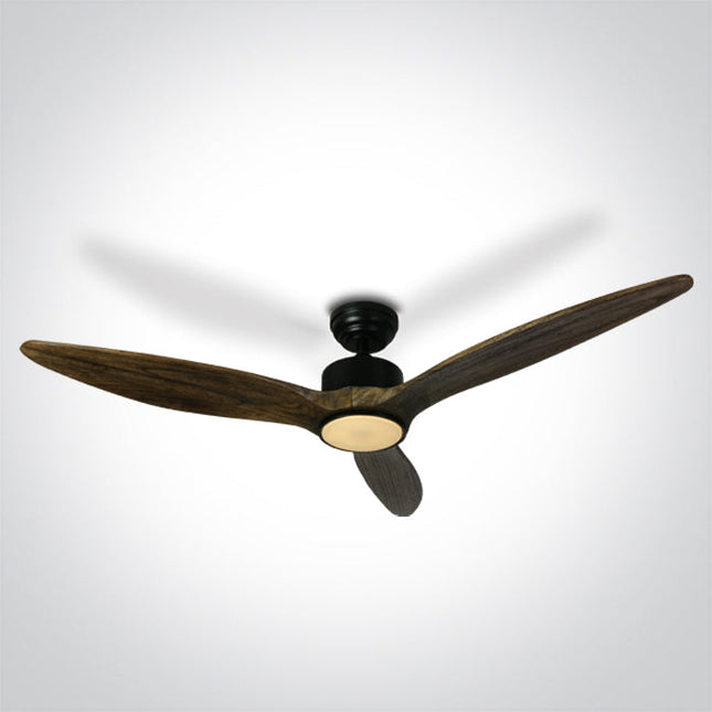 ONE Light Ceiling Fan 2000lm 3000K-4000K-5500K CRI85 120 Black 6312D/B/V
