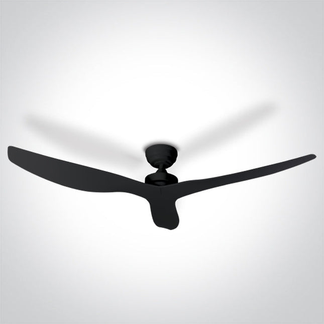 ONE Light Ceiling Fan Black 6316/B