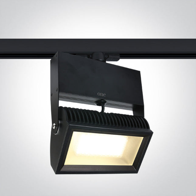 ONE Light | 65042T/B/W BLACK LED 42w WW TRACK SPOT 80deg 230v - OEM NORDIC - Quality Parts Distribution