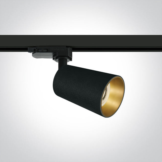 ONE Light | 65105CT/B BLACK 10W GU10 TRACK SPOT 100-240V DARK LIGHT - OEM NORDIC - Quality Parts Distribution