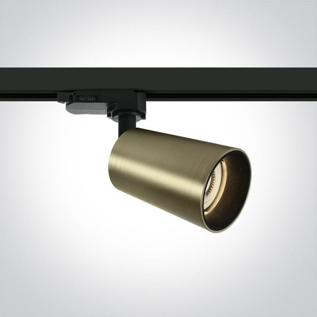 ONE Light | 65105CT/BBS BRUSHED BRASS 10W GU10 TRACK SPOT 100-240V DARK LIGHT - OEM NORDIC - Quality Parts Distribution