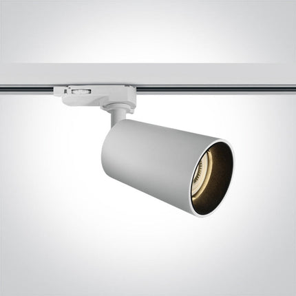 ONE Light | 65105CT/W WHITE 10W GU10 TRACK SPOT 100-240V DARK LIGHT - OEM NORDIC - Quality Parts Distribution