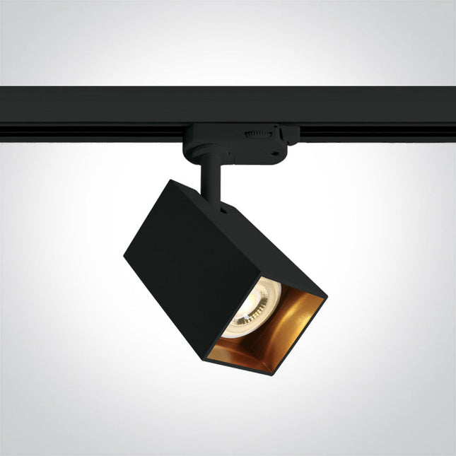 ONE Light Spotlight 10W IP20 Black-Brass 65105NAT/B